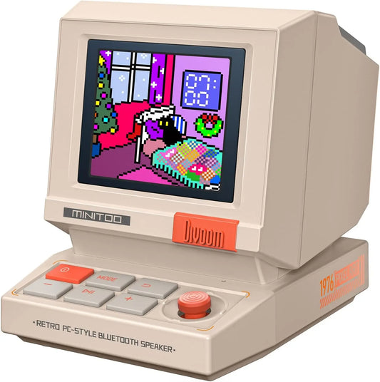 Retro PC-style computer speakers