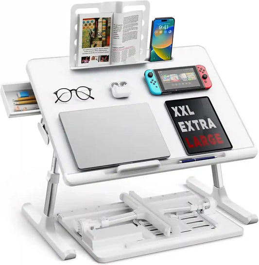 Large adjustable notebook desk, foldable notebook desk