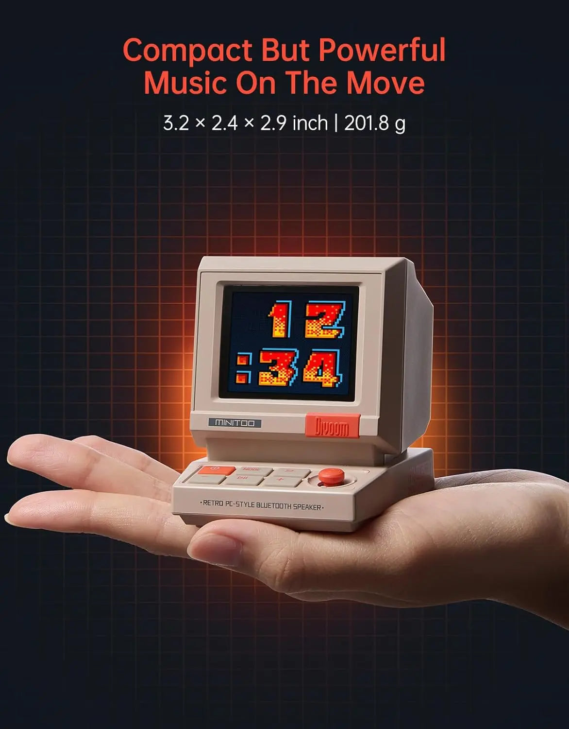 Retro PC-style computer speakers