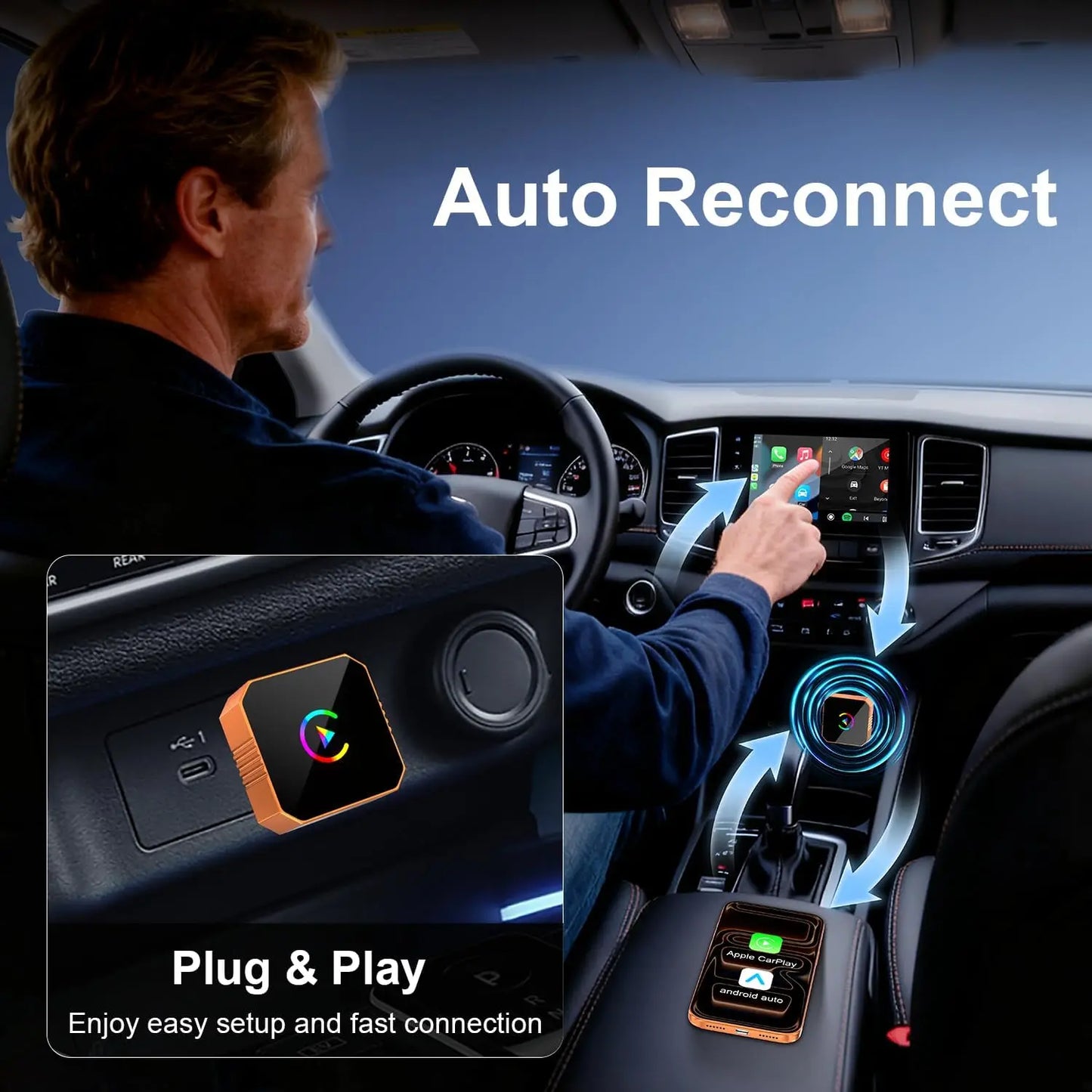 Wireless Carplay adapter for iPhone