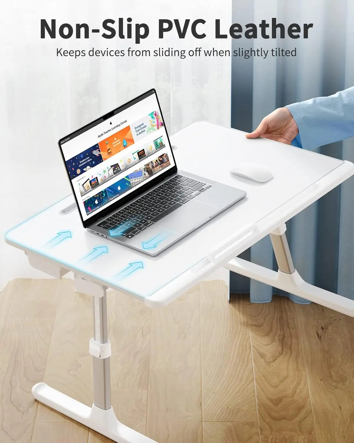 Large adjustable notebook desk, foldable notebook desk