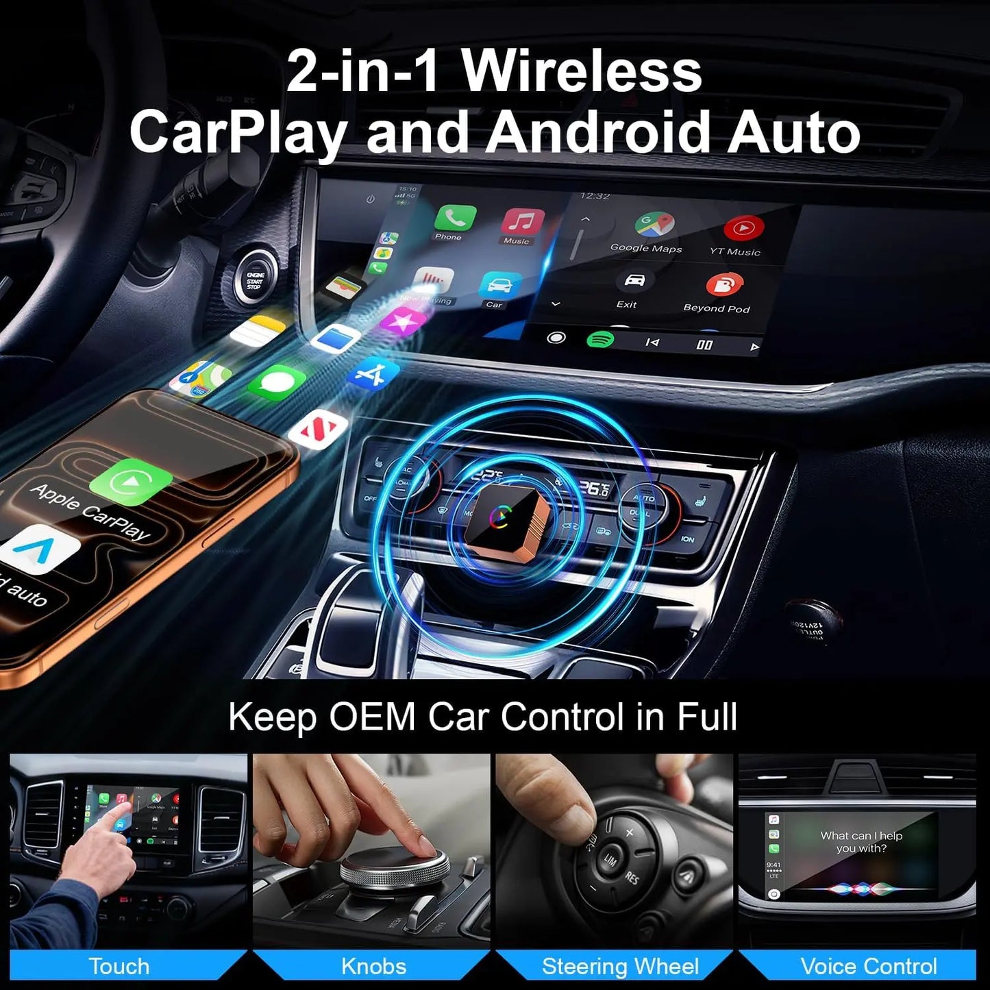 Wireless Carplay adapter for iPhone