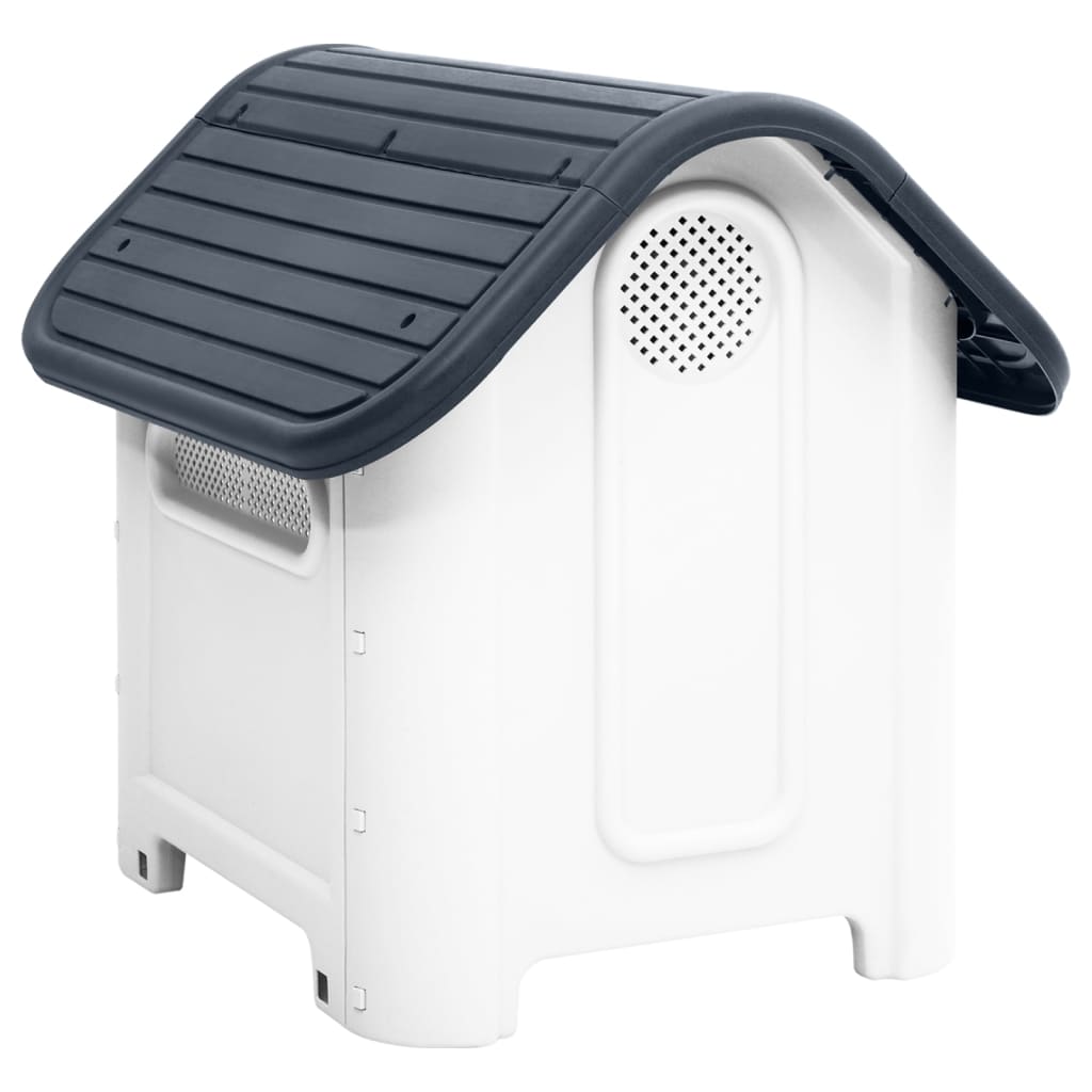 Dog House Garden Dog Kennel Small Pet Cage Puppy Shelter Polypropylene