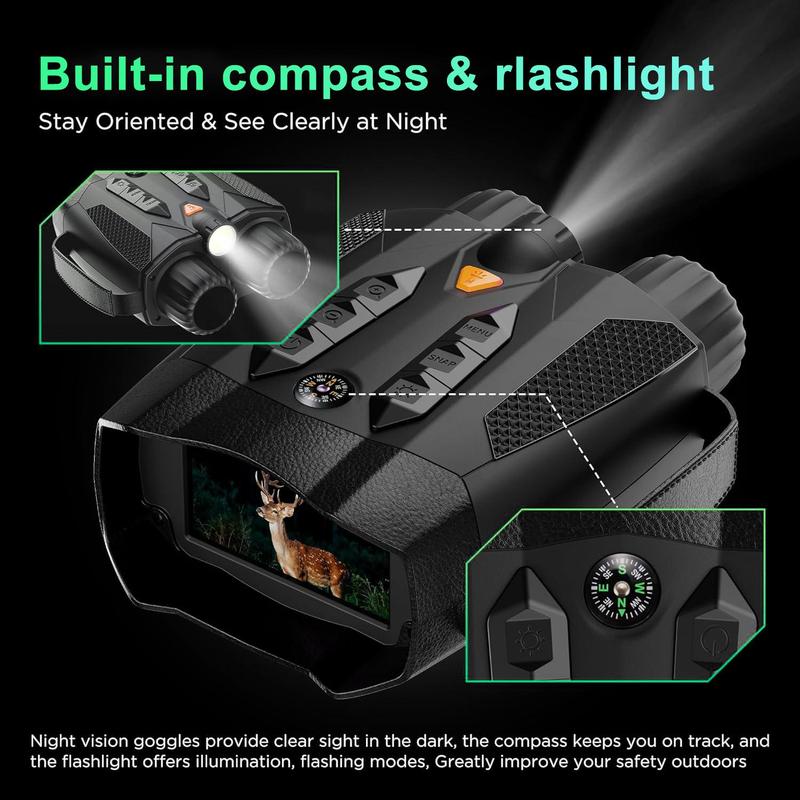 NiteHawk 4K Night Vision Goggles with Compass