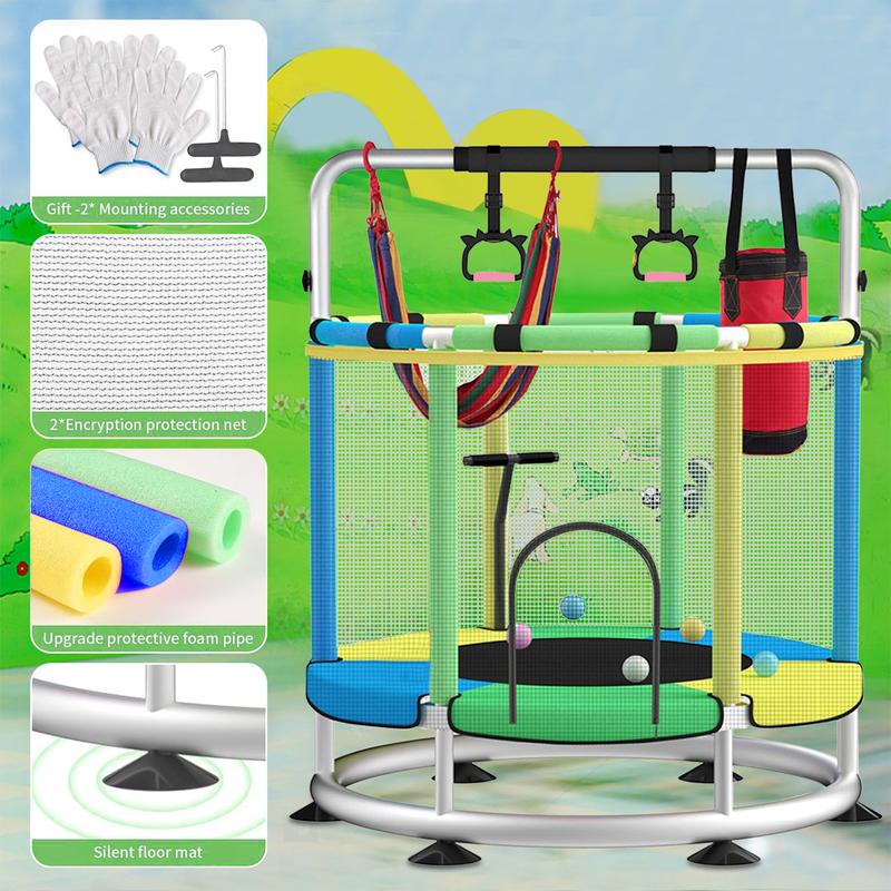 Children's Active Play Center with Basketball Fun