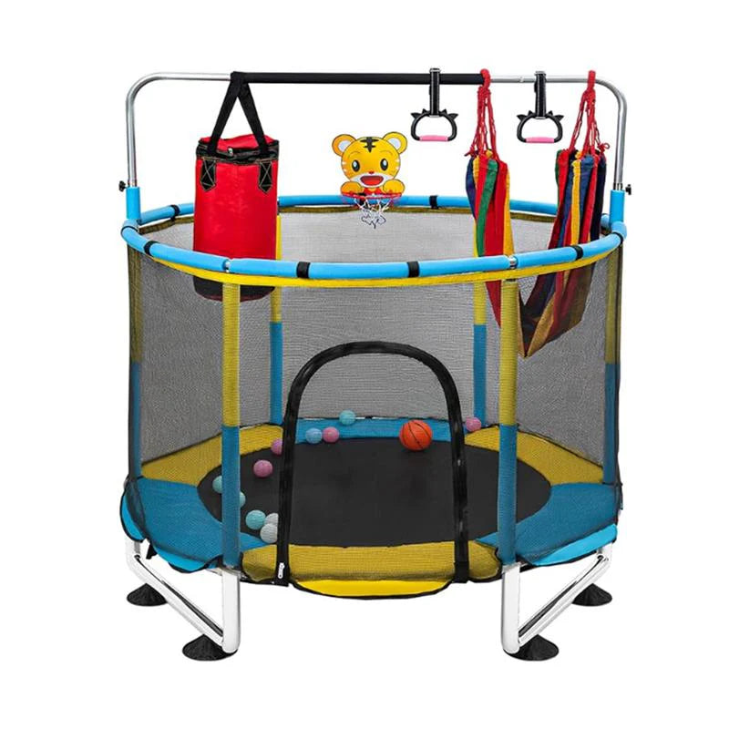 Children's Active Play Center with Basketball Fun